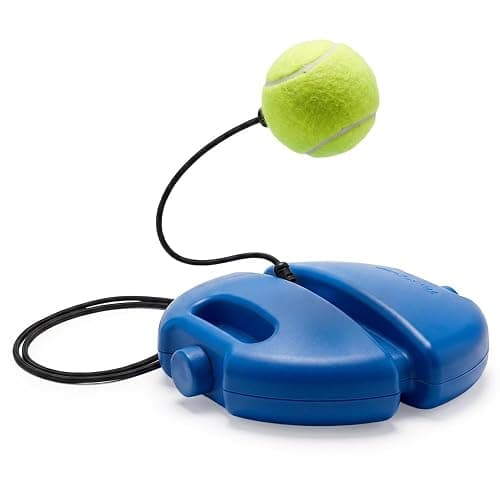 Tennis Ball Training Baseboard, Upgraded Tennis Trainer Equipment Set, Tennis Trainer Ball with String, Tennis Trainer Rebound Ball, Multifunction Tennis Practice Rebounder - Image 1