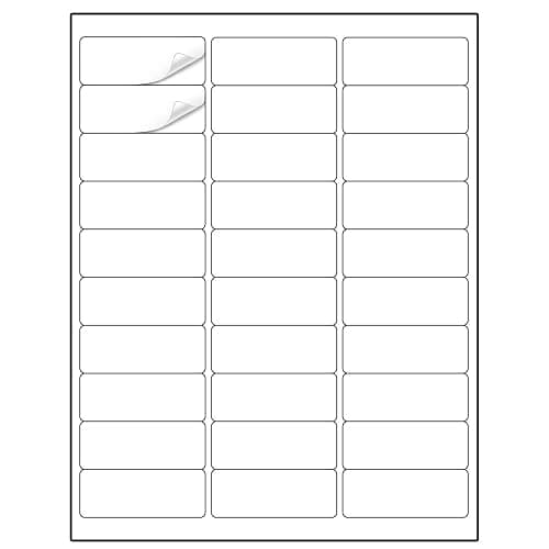 Methdic Address Labels 1" x 2-5/8" 900 Labels Sticker Paper for Laser/Ink Jet Printer Mailing Labels 8.5"×11" White 30 per Sheet - Image 1