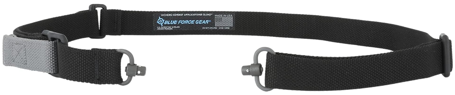 Blue Force Gear Vickers Push Button Sling | Adjusts for Carrying Positions | 2 Point Sling with QD Points | 36-62 inches - Image 1