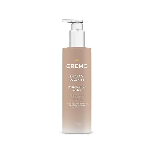 Cremo White Jasmine Amber Skin Moisturizing Body Wash for Women, Notes of White Jasmine, Red Currant, and Sweet Amber, 16 Fl Oz - Image 1