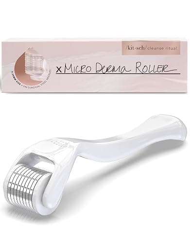 Kitsch Derma Roller – Skin Care Tool & Face Roller for Boosting Absorption of Serums & Oils - Beard Derma Roller for Men - Easy-to-Use Beauty Roller for Skin, Beard & Hair Growth - Image 1
