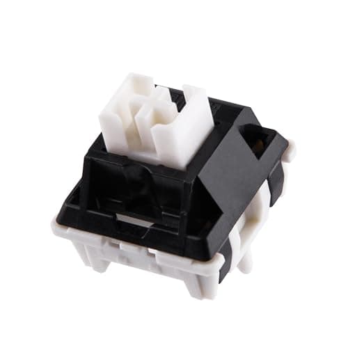 EPOMAKER Zebra 40gf Linear Mechanical Keyboard Switches, 5-Pin Pre Lubed Creamy Switch, 100 PCS, with POM Stem, 21mm Spring, Compatible with MX Keycaps for Gaming Keyboard - Image 1