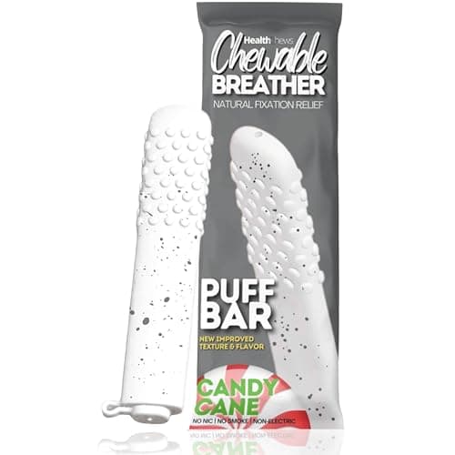 Limited Edition Minty Cane Aroma PuffBar Hand Fidget Relief to Help Quit Vaping and Quit Smoking Naturally with Essential Oil - Image 1