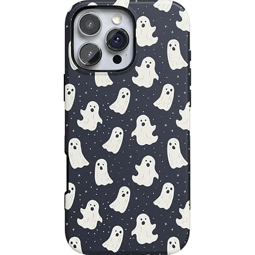 Casely iPhone 16 Pro Case | All Boos No Bite | Friendly Ghost | Bold Protective Design | Compatible with MagSafe - All Boos No Bite | Friendly Ghost - Image 1