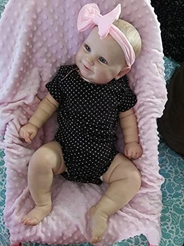 Anano 20 Inch Reborn Baby Dolls Toddler Girl Realistic Silicone Newborn Dolls Sweet Real Life Dolls for Babies - Image 1