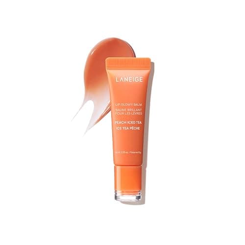 LANEIGE Lip Glowy Balm: Sheer Tinted Lip Moisturizer with Shea Butter, for Hydrating Shine & Soft Lips - Peach Iced Tea - Image 1