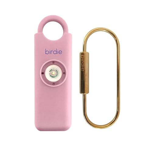 She’s Birdie–The Original Personal Safety Alarm for Women by Women–Loud Siren, Strobe Light and Key Chain in a Variety of Colors (Blossom) - Image 1