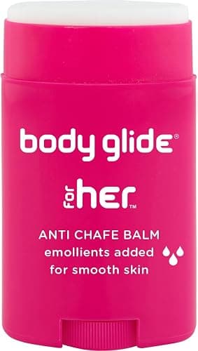 Body Glide For Her Anti Chafe Balm | Chafing stick with added emollients | Great for dry, sensitive skin and/or sensitive areas | Use on chest, bra, butt, groin, arm, and thigh chafing | 1.5oz - Image 1