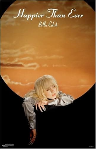 Scorpio Posters Billie Eilish - Happier Than Ever - Goldwing Mini Poster - Officially Licensed - 11" x 17" - Image 1