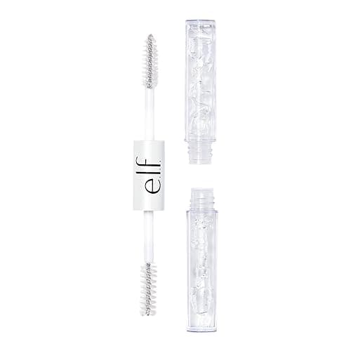 e.l.f. Clear Brow & Lash Mascara, Dual-Sided Brushable Clear Gel For Groomed Brows & Eyelashes, Long-Wear Conditioning Formula, Vegan & Cruelty-Free - Image 1