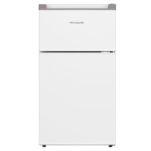 Frigidaire Compact Refrigerator with Top Freezer - 2 Door Fridge with 3.2 Cu Ft, Contemporary Series, White - Image 1