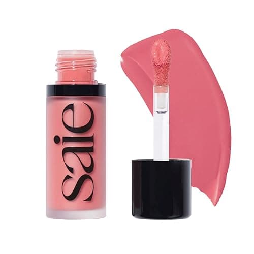 Saie Dew Liquid Blush for Cheeks - Hydrating Cream Blush Stick with a Blendable + Buildable Formula - Skincare Infused Dewy Cheek Tint for a Natural Flush - Glowy Makeup Essential - Sweetie (.40 oz) - Image 1