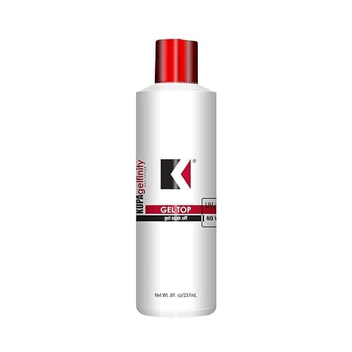 KUPA GelFinity - Soak Off Gel - Top Coat Glossy Finish (No-Wipe) 8.0 Fl Oz - Image 1