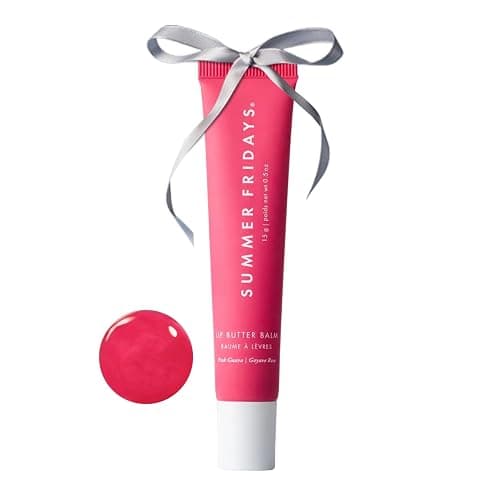 Summer Fridays Tinted Lip Butter Balm - Conditioning Vegan Lip Balm for Instant Moisture, Shine & Hydration - Sheer-Tinted, Soothing Skincare - Pink Guava (.5 Oz) - Image 1
