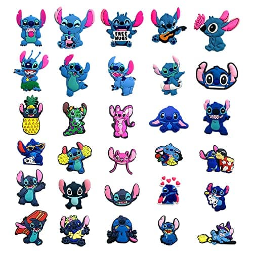 30 40 PCS Shoe Charms for Croc Shoes Charms Decoration, Cute Kawaii Cartoon Shoe Sandals Decorations for Birthday Parties, Theme Parties, Party Gifts Girl, Boy, Teens, Adults - Image 1
