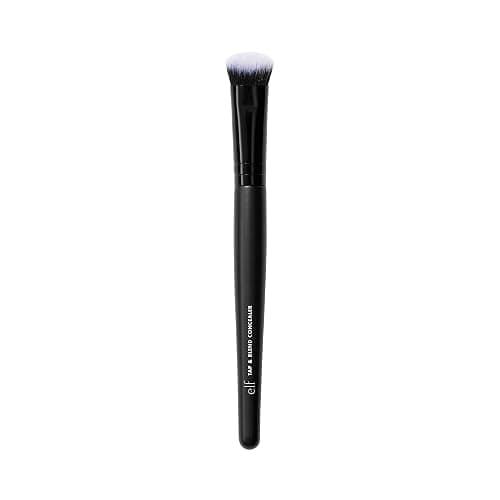 e.l.f. Tap & Blend Concealer Brush, Covers Blemishes & Dark Spots For An Airbrushed Finish With A Precision Tip, Synthetic, Vegan, & Cruelty-Free - Image 1