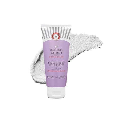 First Aid Beauty - KP Bump Eraser Body Scrub with 10% AHA, Keratosis Pilaris Skin Exfoliater with Glycolic and Lactic acids, Helps Reduce Chicken Skin Bumps, Safe for Sensitive Skin, 4 oz - Image 1