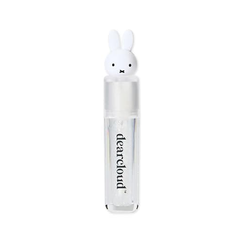 dearcloud Miffy Lip Serum Jelly – Clear Shimmer Lip Gloss (Clear Skies) | 1x & 2x magnification · dual mirror panels · pocket-size · Miffy design - Image 1