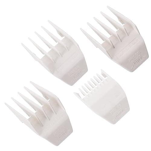 Professional Peanut Clipper Guards for Wahl Peanut – From 1/8 Inch to 1/2 Inch, Fits for Wahl Peanut, White-4PCS - Image 1