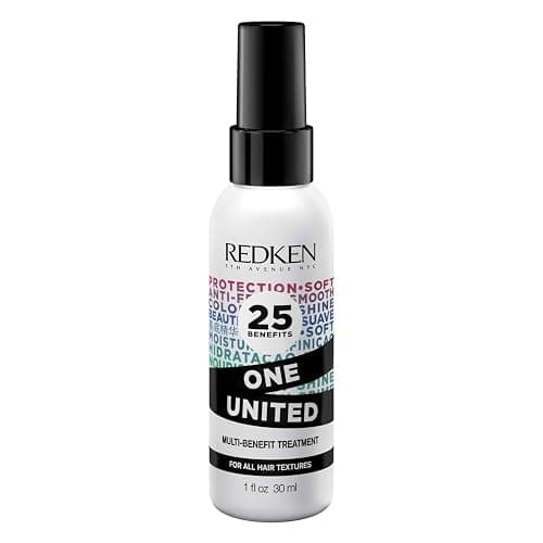Redken One United All-In-One Leave In Conditioner - Multi-Benefit Leave In Treatment For All Hair Types, Heat Protectant and Detangler Spray, Paraben-Free - Image 1
