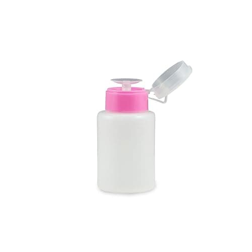 NAILS FACTORY | N&BF Dispenser Pumpspender 150ml | rosa | Pumpspender zum dosierten Auftragen von Nagellackentferner, Cleaner und mehr | Für Nagelstudio & zuhause | praktische Kosmetik Pump-Flasche - Image 1