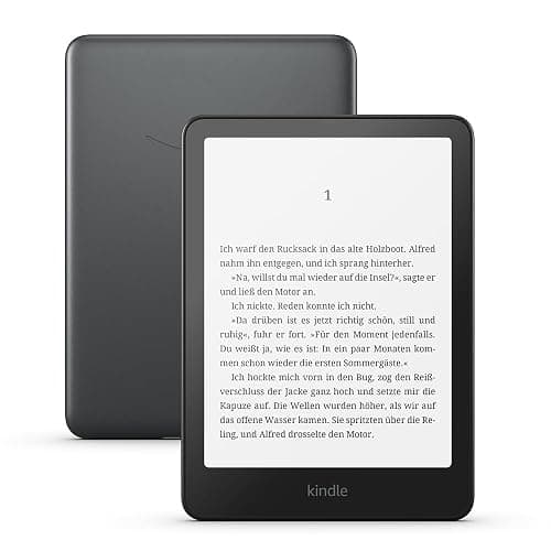 Amazon Kindle Paperwhite Signature Edition (neueste Generation) – Unser schnellster Kindle, mit Frontlicht mit automatischer Anpassung und kabellosem Aufladen – 32 GB – schwarz metallic - Image 1