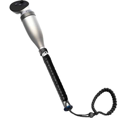 VR Baseball Bat Attachment for Meta Quest 3/3S - Aluminum Short Baseball Bat Handle Accessory for WIN Reality and Totally Baseball Indoor Training (Comes with Real Grip Tape) (Silver) - Image 1