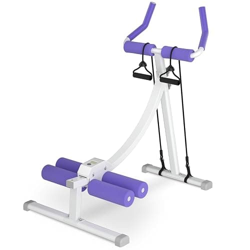 Home Gym Systems Ab Machine, Ab Workout Equipment, Adjustable Ab Trainer Machine for Abs Workout at Home Gym, Foldable, Knee Protection, Abdominal Trainer for Stomach - Image 1