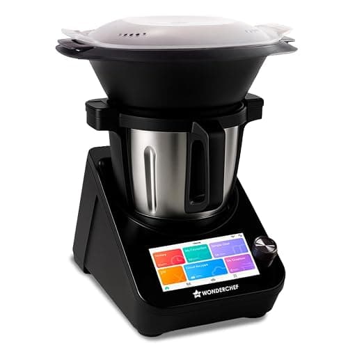 Wonderchef Chef Magic | All-in-One Kitchen Robot for Indian & International Cuisine | Automatic Chopping, Sautéing, Stirring, Kneading... | Mobile App | Recipes by Chef Sanjeev Kapoor | 2 Yr Warranty - Image 1