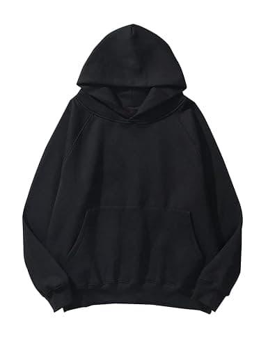 HOCANDY Womens Oversized Hoodies Sweatshirt Basic Solid Long Raglan Sleeves Loose Fleece Hooded Pullover With Kangaroo Pocket - Image 1