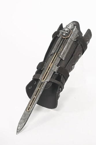 Good Value Assassin's Creed: Black Flag 4 Edward Kenway Hidden Rubber Blade Cosplay Weapons Props 1:1 Sleeves Sword - Image 1