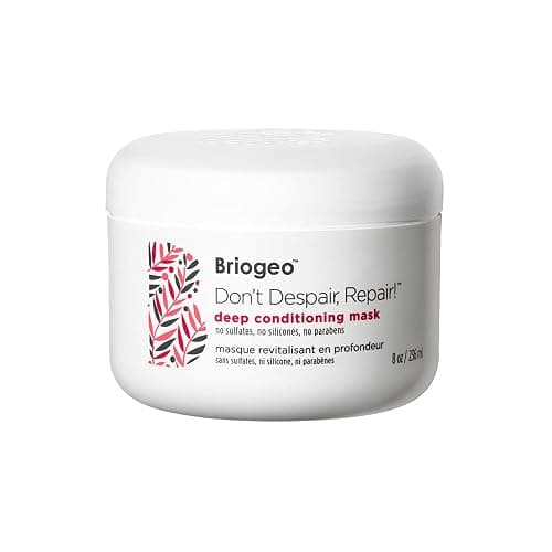 Briogeo Don't Despair, Repair! Deep Conditioning Mask, Deep Conditioner for Dry Damaged or Color Treated Hair, Prevent Future Breakage, Protein Mask for Stronger Hair, Vegan, Cruelty-Free - Image 1