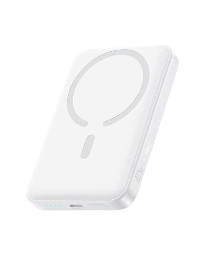 Baseus Enerfill MagSafe Powerbank 10000mAh 22.5W Magnetische Power Bank USB C, Kabellose Externe Handyakkus Wireless Mini Powerbank Kompatibel mit iPhone 16/15/14/13/12/Pro/Pro Max Serie, Weiß - Image 1