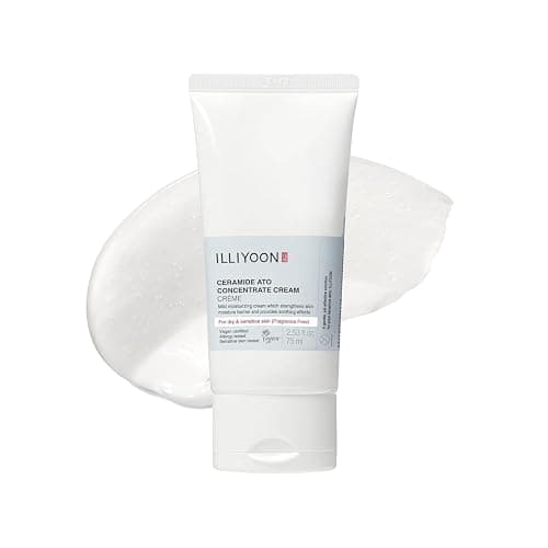 Illiyoon Ceramide Ato Concentrate Cream | Moisturizer for Dry & Sensitive Skin, 100hr Lasting Hydration, For Face & Body, Gentle for Infants, Moisture Barrier Repair, Vegan Certified, 2.53 fl.oz. - Image 1
