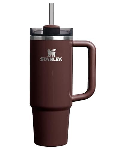 STANLEY Quencher H2.0 Tumbler with Handle and Straw 30 oz | Flowstate 3-Position Lid | Cup Holder Compatible for Travel | Insulated Stainless Steel Cup | BPA-Free | Mahogany Gloss - Image 1