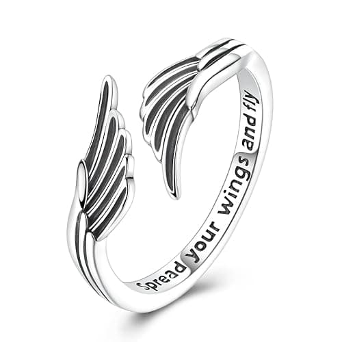 Vectoflux Adjustable 925 Sterling Silver Rings for Women - Elegant 5A CZ Dainty Hoop & Band Designs for Women, Hypoallergenic Daily Wear Jewelry with Gift Bag - Image 1