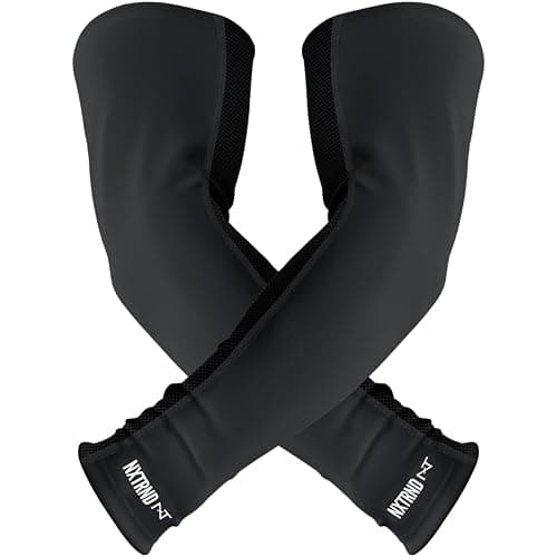 1 Pair Nxtrnd Compression Arm Sleeves for Men, Breathable Football, Basketball, Baseball Accessory, Adult & Kids - Image 1