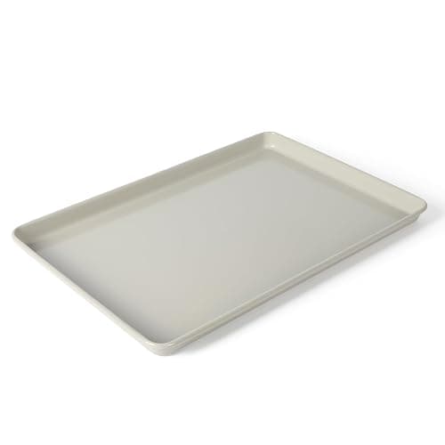 Martha Stewart Gallen 13 x 9 Inch Nonstick Carbon Steel Cookie Sheet – Cool Grey, Durable Bakeware for Even Baking and Easy Cleanup - Image 1