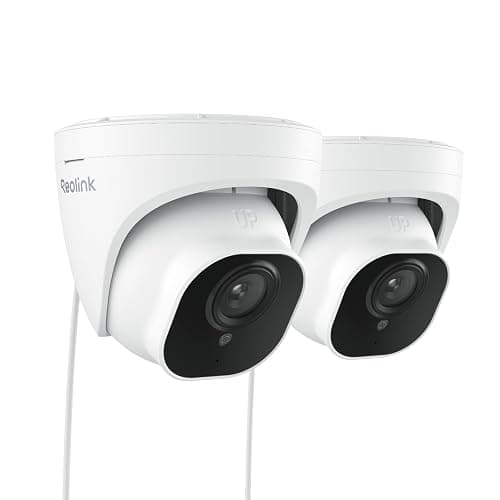 Reolink PoE Security Camera 5MP Super HD with Person/Vehicle Detection, Home CCTV Camera with microSD Card Slot, Audio, IP67 Waterproof, 30m IR Night Vision, RLC-520A 2 Pack - Image 1