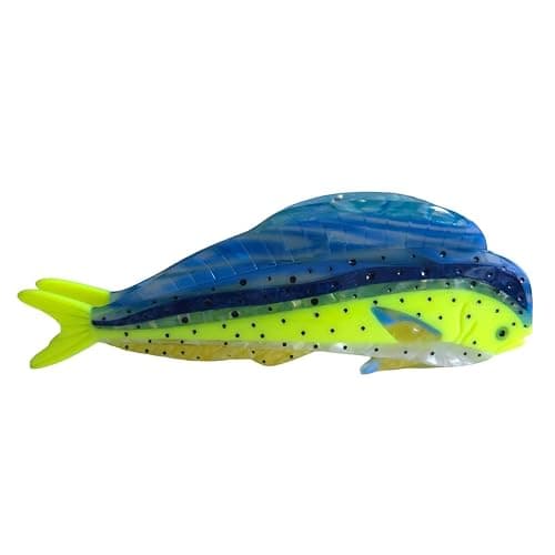 Novelty Aquatic Animals Hair Clips,Mahi-Mahi Fish Hair Clip,Cellulose Acetate Hair Clips,Big Claw Clips for Women - Image 1