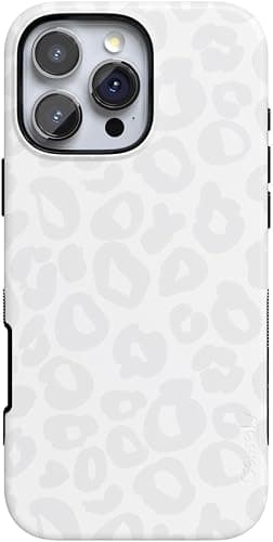 Casely iPhone 16 Pro Case | Into The Wild | White Snow Leopard | Bold Protective Case Design | Compatible with MagSafe - Image 1