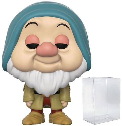 POP Disney: Snow White and The Seven Dwarfs - Sleepy Funko Pop! Vinyl Figure (Bundled with Compatible Pop Box Protector Case), Multicolored, 3.75 inches - Image 1