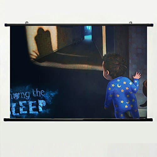 Wall Scroll Poster with Among The Sleep Krillbite Horror Home Decor Wall Posters Fabric Painting 23.6 X 15.7 Inch - Image 1