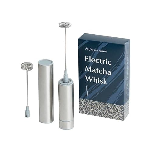 Naoki Matcha Electric Matcha Whisk and Milk Frother with Single and Double Frother Head Set - Barista Style Preparation for Matcha Green Tea & Lattes - Image 1
