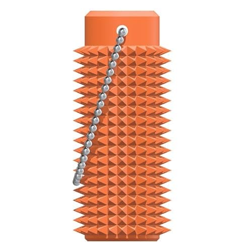 Vatonezich Little Ouchies Fidget - Pocket-Sized Stim Keychain with Spiky Grippie Design, Anxiety & Stress Relief Sensory Toy for Adults, Unique Gifts for Friends & Family (Orange) - Image 1