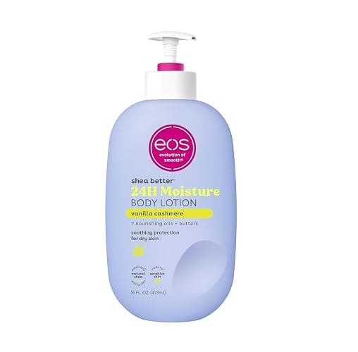eos Shea Better Body Lotion- Vanilla Cashmere, Lightweight & Non-Greasy- 16 fl oz - Image 1