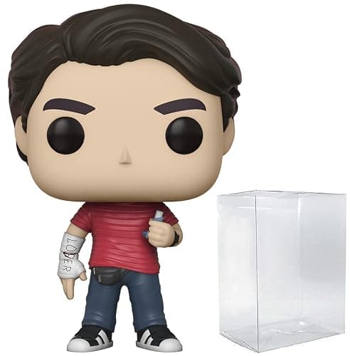 POP Stephen King's It - Eddie Kaspbrak with Broken Arm Funko Vinyl Figure (Bundled with Compatible Box Protector Case), Multicolor, 3.75 inches - Image 1