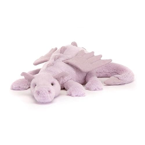 Jellycat Lavender Dragon Stuffed Animal, Large 19.5 inches - Mythical Plush Toy - Classic Children's Gift - Image 1