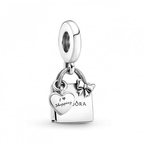 Pandora Shopping Bag Dangle Charm - Compatible Moments Bracelets - Jewelry for Women - Gift for Women - Made with Sterling Silver, No Gift Box - Image 1