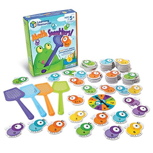 Learning Resources Mathswatters Addition & Subtraction Game - 99 Pieces for Age 5+ Kids, Educational Games, Preschool Math, Kindergartner Learning Games Gifts for Boys and Girls - Image 1